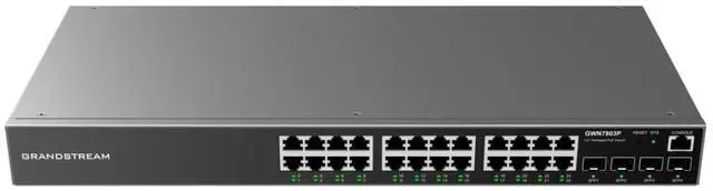 Alt view image 3 of 4 - Grandstream Enterprise Layer 2+ Managed PoE Network Switch, 24 x GigE, 4 x SFP GWN7803P