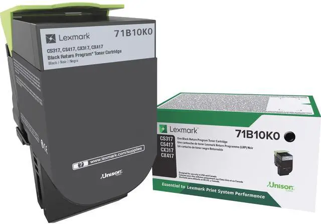 Alt view image 14 of 16 - Lexmark 71b10k0 Unison Toner, 3,000 Page-Yield, Black 71B10K0