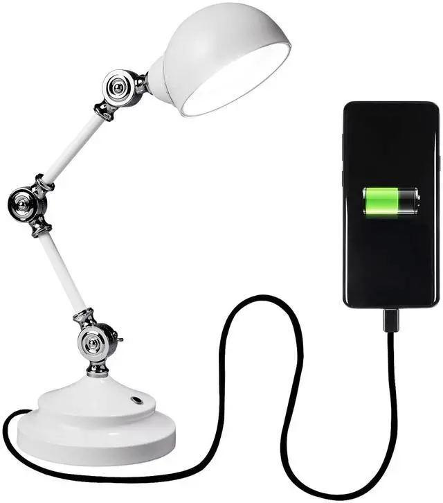 Alt view image 11 of 16 - OttLite F1485009-SHPR Wellness Series Revive LED Desk Lamp - 15.5" High - White
