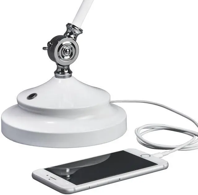 Alt view image 12 of 16 - OttLite F1485009-SHPR Wellness Series Revive LED Desk Lamp - 15.5" High - White