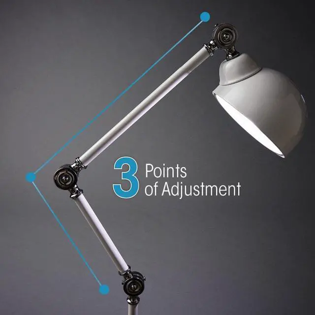 Alt view image 15 of 16 - OttLite F1485009-SHPR Wellness Series Revive LED Desk Lamp - 15.5" High - White