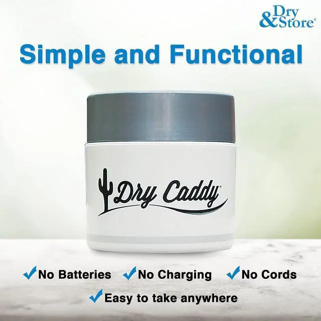 Alt view image 6 of 8 - DryCaddy by Dry & Store | Dry Aid Kit - Protection Against Moisture Damage for Hearing Aids, Cochlear Implants and Other Electronic Instruments