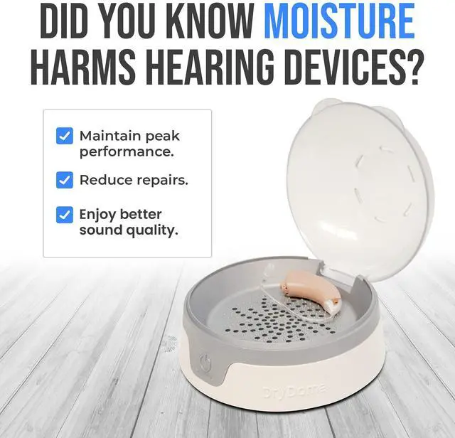 Alt view image 2 of 6 - DryDome by Dry & Store | Compact Dryer Using Convection | Hearing Aid Dehumidifier