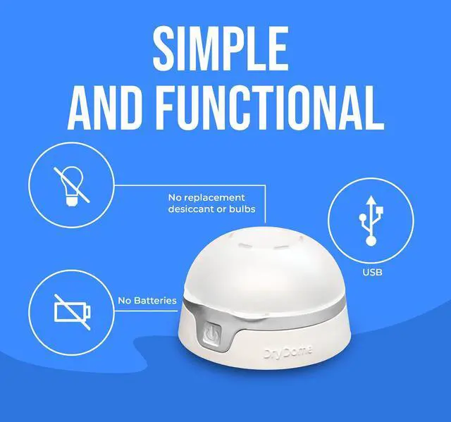 Alt view image 5 of 6 - DryDome by Dry & Store | Compact Dryer Using Convection | Hearing Aid Dehumidifier