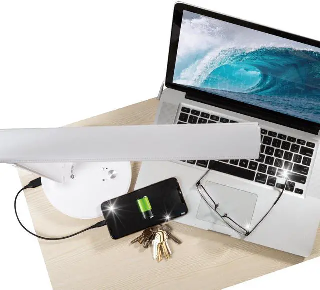 Alt view image 8 of 12 - OttLite Wellness Series® Sanitizing Emerge LED Desk Lamp