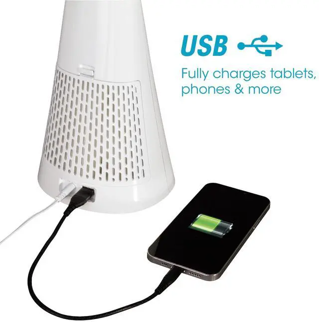 Alt view image 6 of 6 - OttLite® Wellness Series SanitizingPro LED Desk Lamp And UV Air Purifier, 25"H, White