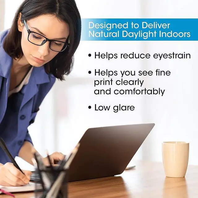 Alt view image 4 of 8 - OttLite Recharge LED Desk Lamp with ClearSun LED Technology - Portable, Dimmable & Flexible Gooseneck - Travel-Friendly Task Lamp with Rechargeable Battery - for Home, Reading, Office & College Dorms