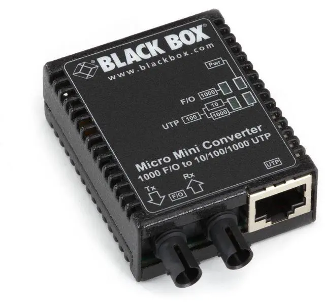Alt view image 2 of 2 - Black Box Transceiver-Media Converter