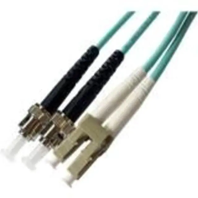 Alt view image 3 of 3 - Axiom LCSTOM4MD2M-AX Patch Cable - St Multi-Mode (M) To Lc Multi-Mode (M) - 6.6 Ft - Fiber Optic - 50 / 125 Micron - Om4 - Aqua