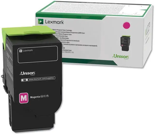 Alt view image 12 of 12 - Lexmark C2310M0 Return Program Toner Cartridge - Magenta