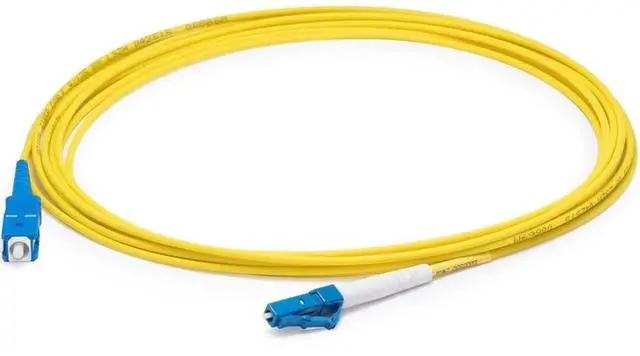 Alt view image 4 of 4 - AddOn 10m SMF 9/125 Simplex SC/LC OS1 Yellow LSZH Patch Cable