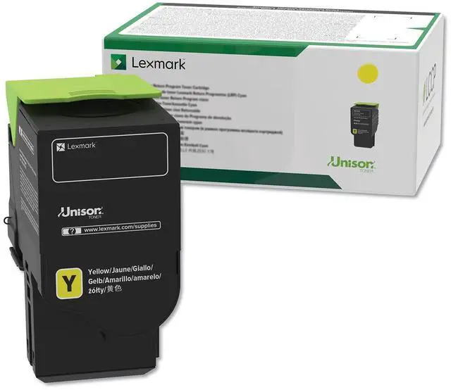 Alt view image 10 of 10 - Lexmark C2310Y0 Return Program Toner Cartridge - Yellow