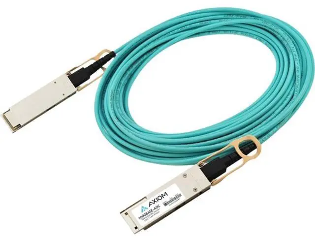 Alt view image 4 of 4 - Axiom 100GBASE-AOC QSFP28 Active Optical Cable Juniper Compatible 7m