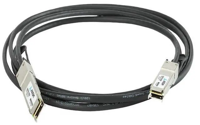 Alt view image 3 of 3 - Axiom 100GBASE-CR4 QSFP28 Passive DAC Cable Ruckus Compatible 3m