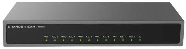 Main image of Grandstream GS-HT881 8 FXO, 1 FXS, 2 GigE PoE NAT Router