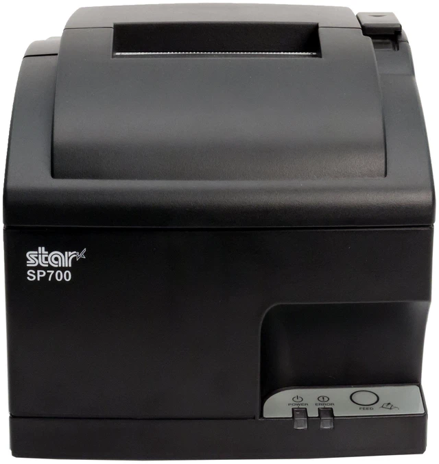 Alt view image 3 of 4 - Star Micronics 37999300 Model SP742MU Impact Friction Printer, Cutter, USB, Internal Power Supply Included, Gray