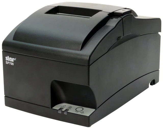 Alt view image 4 of 4 - Star Micronics 37999300 Model SP742MU Impact Friction Printer, Cutter, USB, Internal Power Supply Included, Gray