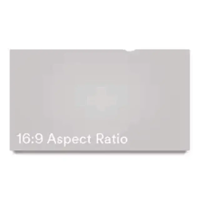 Alt view image 6 of 9 - 3M Privacy Filter for 24 Inch Widescreen Monitor, Reversable Gloss/Matte, Reduces Blue Light, Screen Protection, 16:9 Aspect Ratio (PF240W9B) , Black