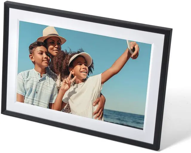 Alt view image 9 of 13 - KODAK RCF-1018 BURLYWOOD 10-Inch Wi-Fi Enabled Digital Photo Frame