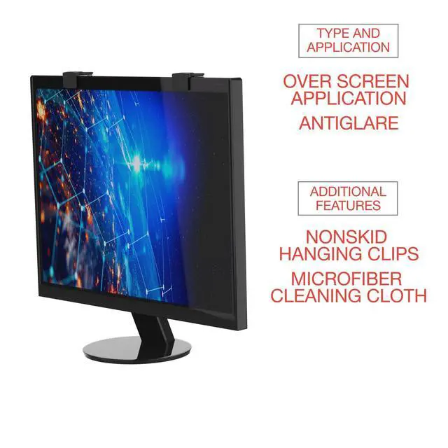 Alt view image 7 of 9 - innovera antiglare lcd monitor filter, for 1920" notebook/lcd