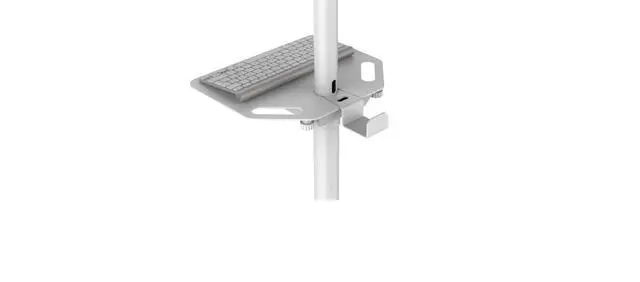 Alt view image 9 of 9 - COMPULOCKS MCSF01W RISE KIOSK SHELF WHITE