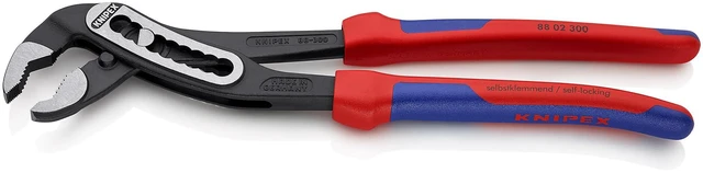 Alt view image 7 of 9 - KNIPEX Tools - Alligator Water Pump Pliers, Multi-Component (8802300), 12 inches