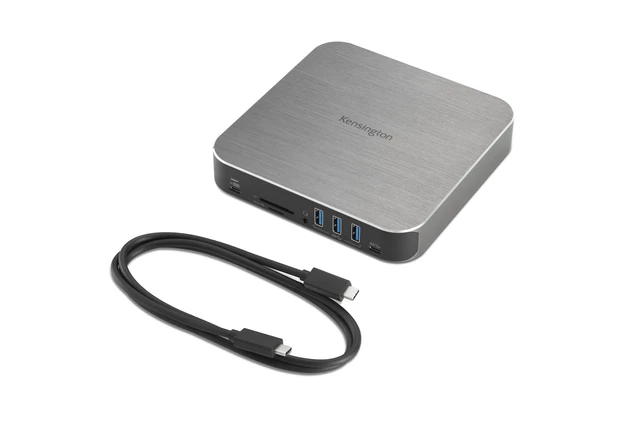 Alt view image 7 of 7 - AD220S3 USB-C Triple Video Mobile Dock K31343WW, Silver 85W power delivery pass through, 4K at 60Hz output, HDMI and DisplayPort, MacBook M1 M2 M3 and M4 ready, portable