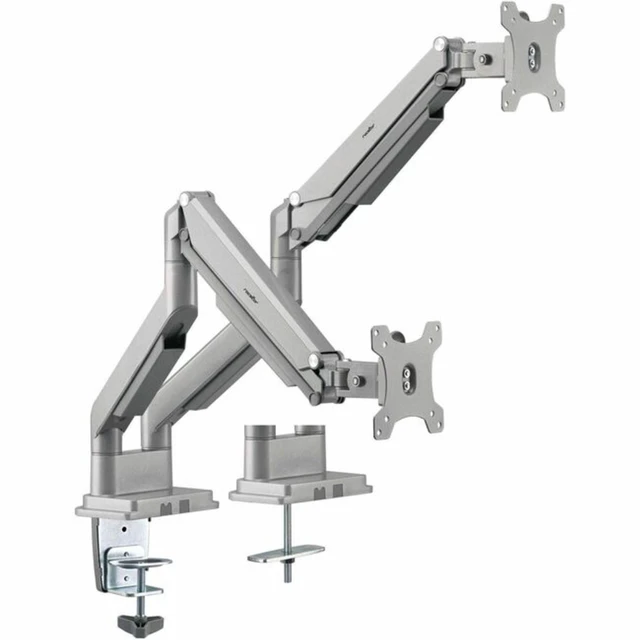 Alt view image 10 of 10 - Rocstor ErgoReach Mounting Arm for Monitor Silver Landscape/Portrait Y10N022S1