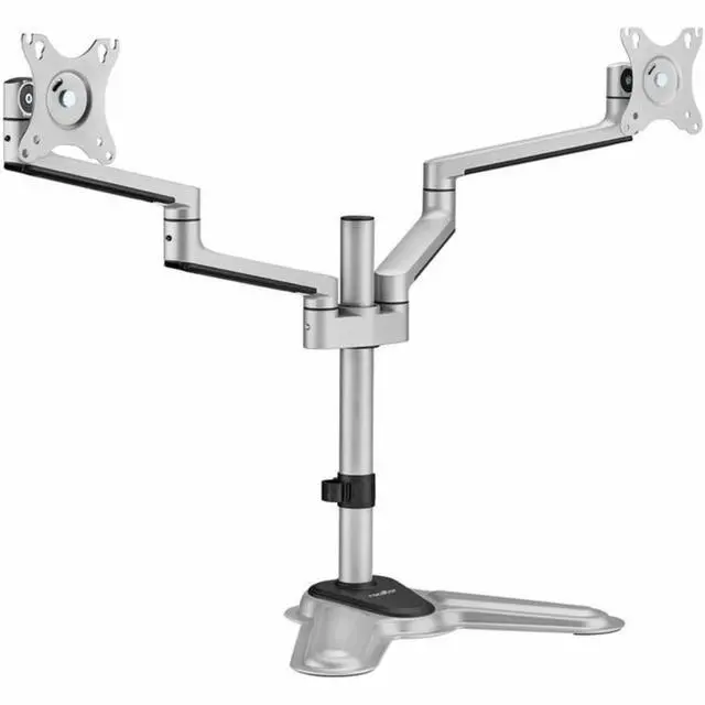 Alt view image 4 of 4 - Rocstor Mounting Pole for Monitor Display Silver Black