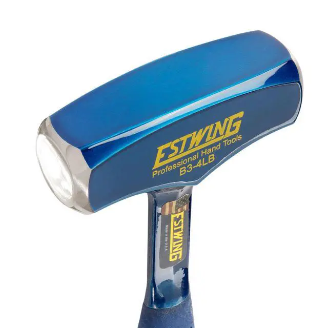 Alt view image 3 of 6 - Estwing - B34LB Drilling/Crack Hammer - 4-Pound Sledge with Forged Steel Construction & Shock Reduction Grip - B3-4LB