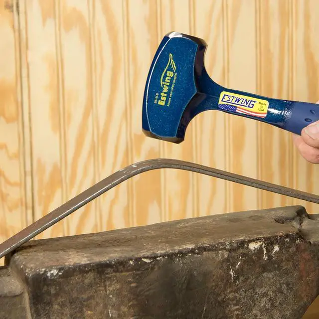 Alt view image 6 of 6 - Estwing - B34LB Drilling/Crack Hammer - 4-Pound Sledge with Forged Steel Construction & Shock Reduction Grip - B3-4LB