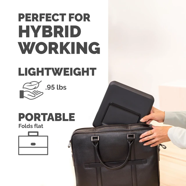 Alt view image 5 of 7 - Breyta Laptop Stand for the Home and Office, 12 Height Adjustments, 15" Monitor Size- Black