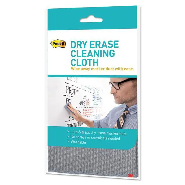 Alt view image 5 of 6 - Post-it DEFCLOTH Dry Erase Cloth, Washable, 5.2"x8.1", White