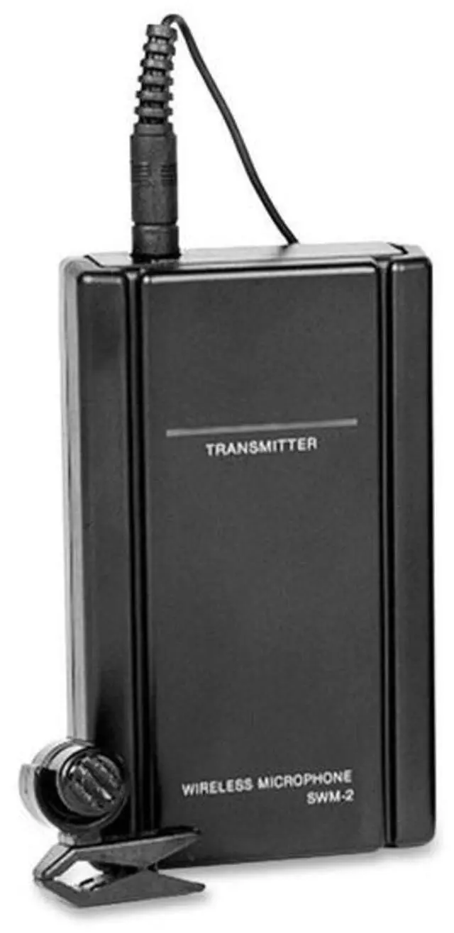 Main image of Oklahoma Sound LWM-6 Lectern Wireless Tie-Clip/Lapel/Lavalier Microphone, Designed only for Use with Wireless-Ready Lecterns from Oklahoma Sound (Black)