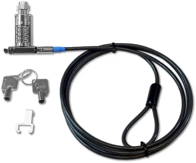 Main image of TZ06T Noble Wedge 4 Digit Combination & Barrel Key Lock