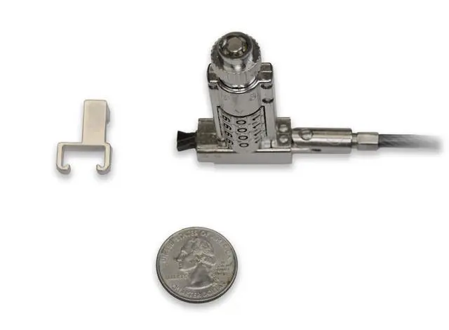 Alt view image 4 of 7 - TZ06T Noble Wedge 4 Digit Combination & Barrel Key Lock
