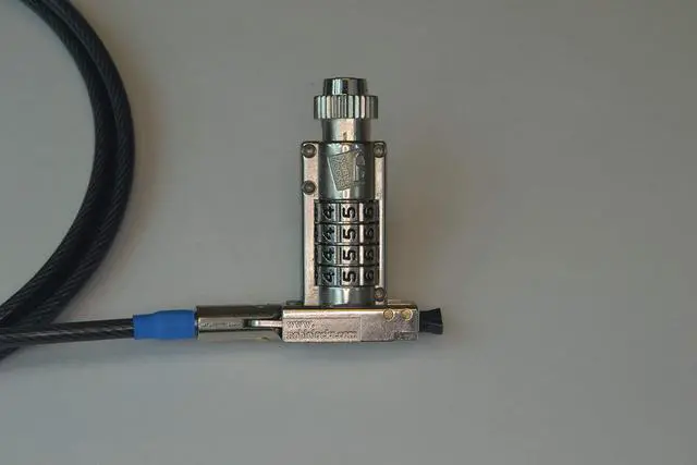 Alt view image 2 of 7 - TZ06T Noble Wedge 4 Digit Combination & Barrel Key Lock