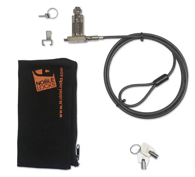 Alt view image 6 of 7 - TZ06T Noble Wedge 4 Digit Combination & Barrel Key Lock