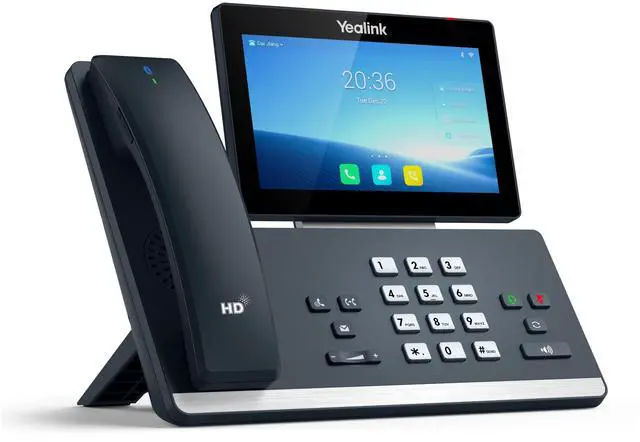 Alt view image 3 of 4 - Yealink T58WP 16 Line IP HD Android Phone, colour touch screen, BT Handset (BTH58), HD voice, Dual Gig Ports, Built in Bluetooth & WiFi, USB 2.0 Port