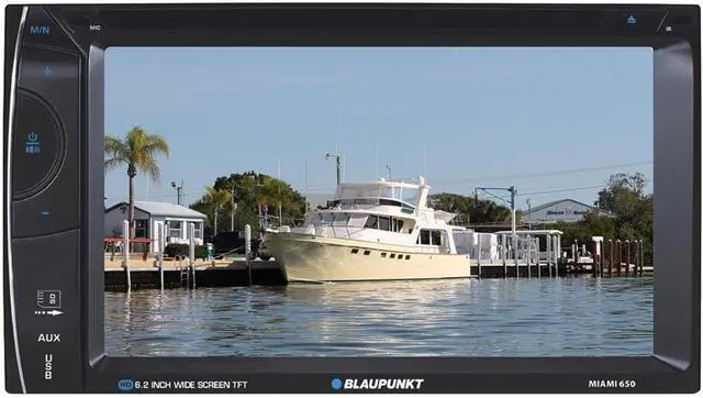 Alt view image 3 of 4 - Blaupunkt Miami 650 Bluetooth Car Stereo with Android Auto/Apple CarPlay - Double DIN, AM/FM Radio, DVD/CD Player, USB, SD Card, AUX in, Multi-Color Illumination (Mirror Link Connection)