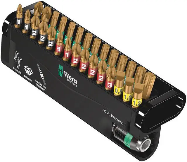 Alt view image 2 of 8 - Wera 05057431001 Diamond 1 Bit-Check (30 Piece)