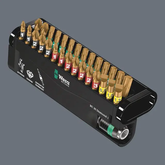 Alt view image 3 of 8 - Wera 05057431001 Diamond 1 Bit-Check (30 Piece)