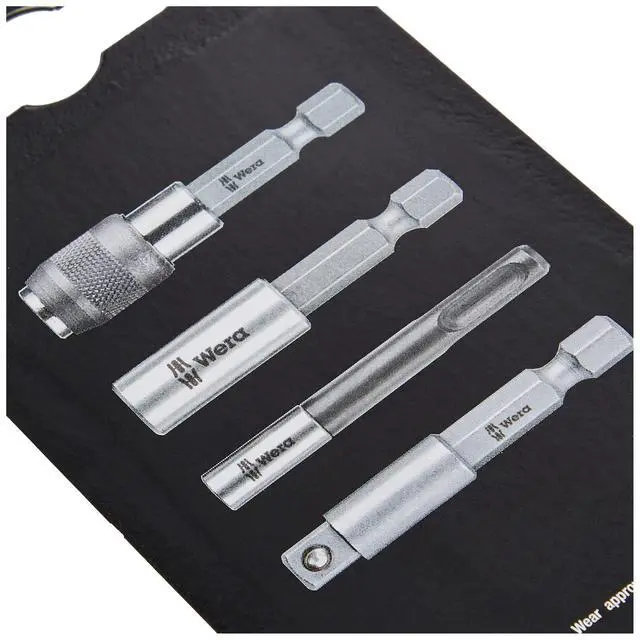 Alt view image 2 of 4 - Wera - 5073401001 Hexagon 893/4/1 K SB Quick-Release Chuck, Universal Bit Holder 1/4"
