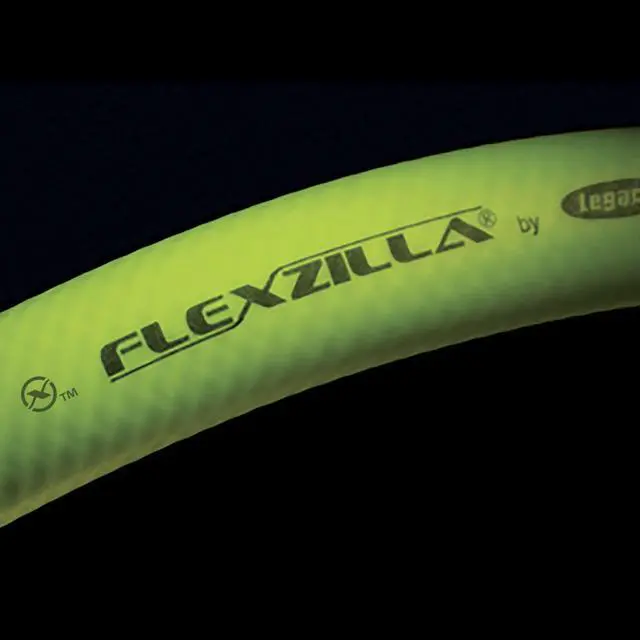 Alt view image 14 of 16 - FLEXZILLA HFZP1450YW2-D Flexzilla Pro Air Hose 1/4in x 50ft w/ ColorConnex Coupler Plug Type D Red