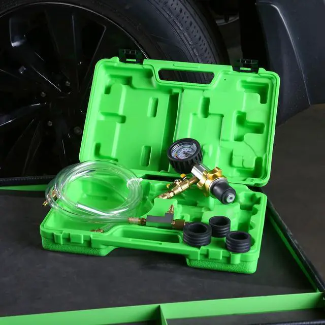 Alt view image 5 of 7 - OEMTOOLS 27066 Coolant System Refiller Kit, 3 Adapters | Remove Air Trapped in Cooling System, Test Radiator and Heating Core Lines for Leaks | Fits Radiator Necks and Coolant Reservoirs