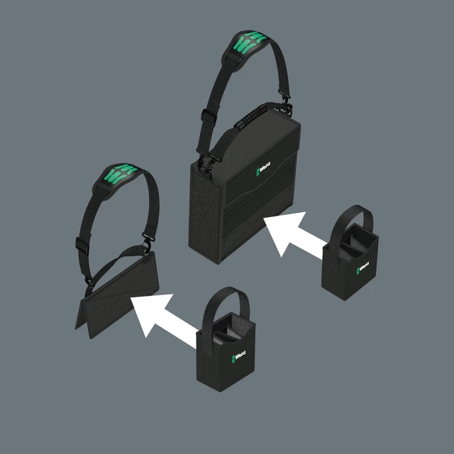 Alt view image 3 of 7 - Wera 2go 4 Tool Quiver