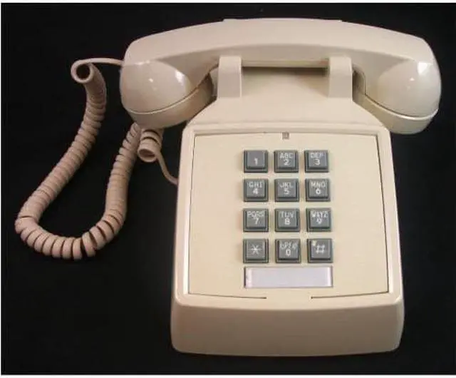 Main image of Cortelco ITT2500VIV 250009VBA20M Desk w/ Volume IVORY