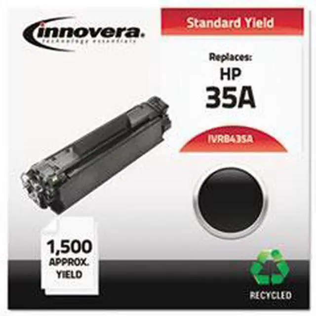 Alt view image 5 of 20 - Innovera Compatible Black Toner Cartridge (Alternative for HP 35A/CB435A)