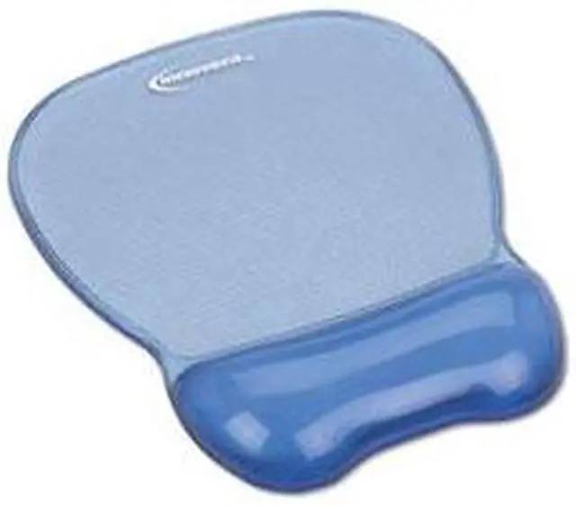 Alt view image 2 of 14 - Innovera IVR51430 Blue Gel Mouse Pad and Wrist Rest
