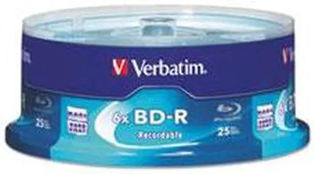 Alt view image 4 of 4 - BD-R Blu-Ray Disc, 25GB, 6x, 25/Pk
